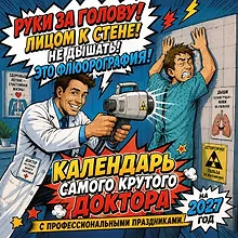 Купить Календарь самого крутого доктора. Календарь настенный на 2027 год (300х300 мм) — Фото №1