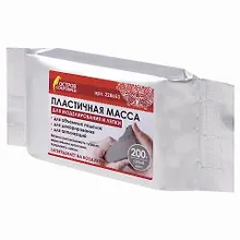 Купить Паста (масса) для моделирования и лепки "Остров сокровищ", отвердевающая, 200 г, серая — Фото №1