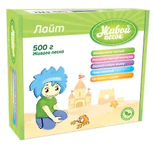 Купить Набор для детского творчества, Масса для лепки ЖИВОЙ ПЕСОК Лайт 500гр — Фото №1