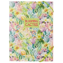 Купить Папка на резинке «Blooming cactus», А5 — Фото №1