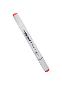 Купить Маркер двухсторонний Ярко красный, спирт.основа, цв.R122, Sketchmarker — Фото №1