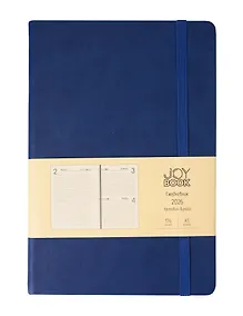 Купить Ежедневник дат. 2026г. А5 176л "Joy Book" спелая голубика, 7Б, иск.кожа, тв.переплет, тонир.форзац, тонир.блок, скругл.углы, ляссе, резинка, карман на задн.форзаце, инд.уп — Фото №1