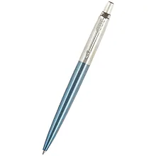 Купить Ручка шариковая Parker, Jotter Waterloo Blue CT, подарочная синяя — Фото №1
