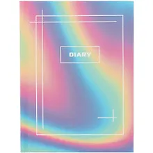Купить Ежедневник недат. А6 128л "Голография" 7БЦ, покрытие Soft touch, офсет — Фото №1