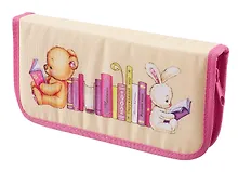Купить Пенал школьный Феникс + "Милые друзья" 20*10*2.5 см, полиэстер — Фото №1