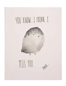 Купить Открытка одинарная "miss you" — Фото №1