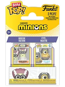 Купить Набор Funko Bitty POP! Minions Bride Kevin & Eye, Matie (2шт) (94224) — Фото №1