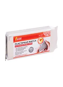 Купить Паста (масса) для моделирования и лепки "Остров сокровищ", отвердевающая, 500 г, серая — Фото №1