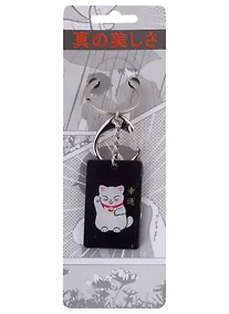 Купить Брелок Котик Манэки-нэко (акрил) (3х5) — Фото №1