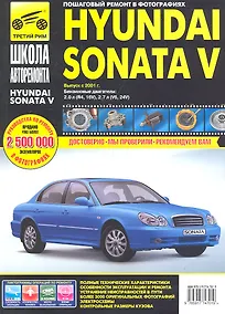 Купить Hyundai Sonata V с 2001 г. бенз. дв. 1.2 1.4 1.6 ч/б фото рук. по рем.//с 2001 г.// — Фото №1