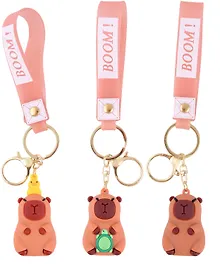 Купить Брелок Капибара (ПВХ) (5 см) (12-С1-Z1) Bookvalno — Фото №1