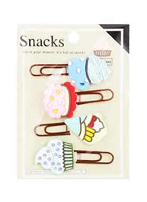 Купить Набор Скрепки-закладки Snacks (4 шт) — Фото №1
