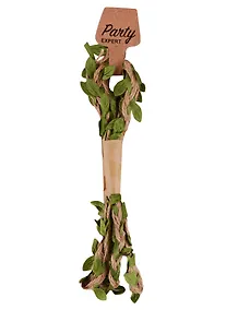 Купить Тесьма джут с листочками, 2 м, моток с подвесом — Фото №1