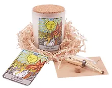 Купить Ароматическая свеча Таро Солнце (Табак, Ваниль), 250 мл — Фото №1