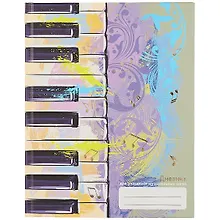 Купить Дневник для муз.школ. "Дизайн 3(21)" 7БЦ, мат.ламинация, тиснение зол.фольгой — Фото №1