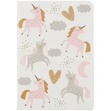 Купить Записная книжка А7 30л кл. "Единорог" сшивка, тонир.блок — Фото №1