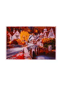 Купить Набор ТМ Рыжий кот Раскраска на картоне А3 (в коробке) Красивый городок (Арт. Р-2550) — Фото №1