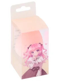 Купить Спонж для макияжа Аниме Девушка с бантиком (градиент) (6 см) — Фото №1