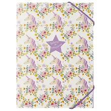 Купить Папка на резинке «Единороги», А5 — Фото №1