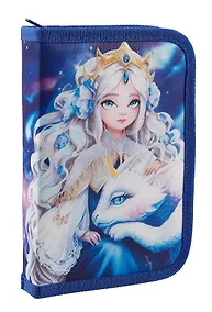 Купить Пенал 1 отделение "Принцесса с драконом" 20*13,3*3,5 см, полиэстер — Фото №1