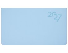 Купить Планинг дат. 2027г. 64л "Soft Touch" голубая матча, иск.кожа, интегр.переплет, тонир.блок, скругл.углы, ляссе, инд.уп — Фото №1