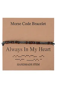 Купить Браслет Морзе Always In My Heart (12-202509-BR-ZJ4323) — Фото №1