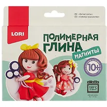 Купить Набор для творчества LORI Полимерная глина. Магниты Милые куклы — Фото №1