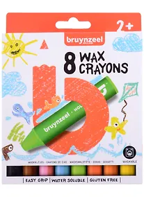Купить Мелки восковые 08цв "Kids" Bruynzeel — Фото №1