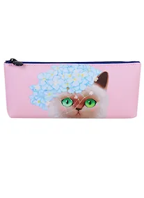 Купить Пенал на молнии Кошка в шляпе (ПВХ) (20х8) — Фото №1