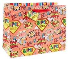 Купить Пакет А5 18*23*10 "Комиксы" дет., бум.мат.ламинат — Фото №1