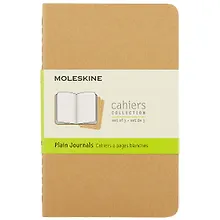 Купить Набор книг для записей Moleskin Cahier Journal Pocket, 3 штуки, мягкая обложка, 32 листа, А6 — Фото №1