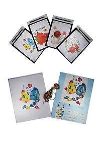 Купить Вышивка в пакетах цветная канва, игла нитки в  ассортименте (11-01488-27) — Фото №1