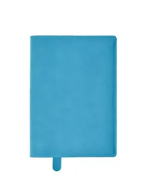 Купить Обложка для книги с закладкой (бирюзовая) (эко кожа, нубук) (16х22) — Фото №1