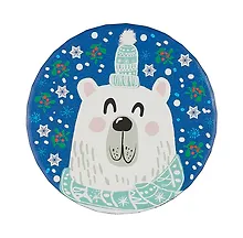 Купить Коробка подарочная "Зимний мишка" 12*7,5см, Новый год, картон — Фото №1