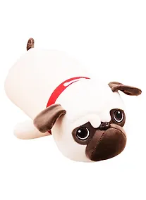 Купить Мягкая игрушка Мопс, с ошейником на животе (40 см) (12-01014-7857) — Фото №1