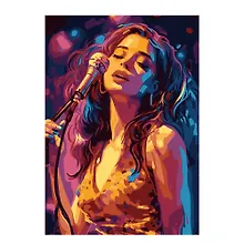 Купить Картина по номерам на картоне 20*28,5 см "Вечерний блюз" — Фото №1