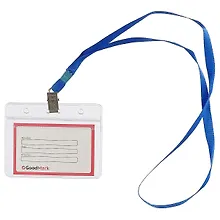 Купить Бейдж горизонтальный Good mark на синей ленте — Фото №1