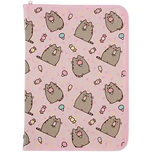 Купить Папка для тетрадей А4 "Pusheen" 32,5*23*2,5, пластик, молния с трех сторон — Фото №1