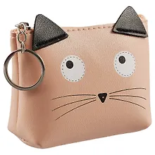 Купить Кошелек на молнии Котик с ушками (PU) (10×8) (ПВХ бокс) (12-11592-ZY-21) — Фото №1