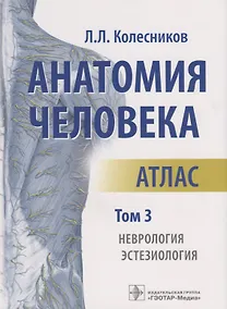 Купить Анатомия человека Атлас т3/3тт Неврология Эстезиология (м) Колесников — Фото №1