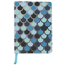 Купить Записная книжка «Blue fish-scale», А6, 96 листов — Фото №1