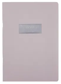 Купить Тетрадь А4 48л кл. "Ultimate Gray" скрепка, мел.картон, выб.лак, печ.пантон, ламинация soft touch, тиснение фольгой — Фото №1