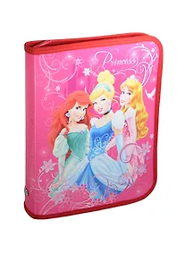 Купить Папка для тетрадей А5 (22,8*37) "Принцесса" на молнии, Disney — Фото №1