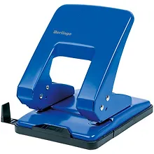 Купить Дырокол цельнометаллический Berlingo, с линейкой, 40 листов — Фото №1