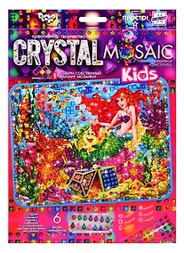 Купить Набор для творчества ДАНКО-ТОЙС Crystal Mosaic Kids Русалочка — Фото №1