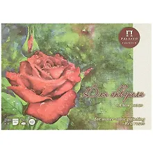 Купить Планшет для акварели А3 20 листов "Алая роза" чистоцеллюлозная тисненая бумага, скорлупа, 200г/м2, Гознак — Фото №1