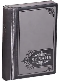 Купить Библия (Торжество) (серый с серебр.) (термовинил) (молн.) (инд.) (серебр.срез) (ПИ) (V16-072-15z) — Фото №1