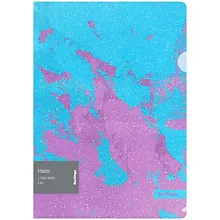 Купить Папка-уголок А4 "Haze" 200 мкм, с эффектом блесток, сиренево-голубая, пластик, Berlingo — Фото №1