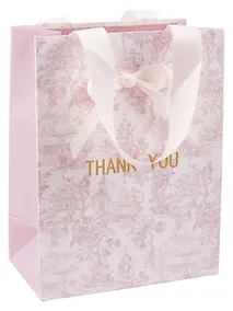 Купить Пакет А5 18*23*10 "THANK YOU" жен., тиснение фольгой, бум.мат.ламинат — Фото №1