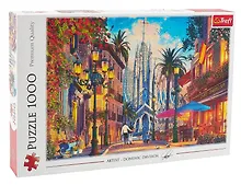 Купить Пазл Барселона, Испания (Barcelona, Spain), 1000 деталей. 68,3х48 см. — Фото №1